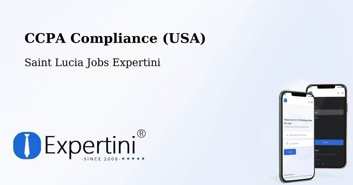 CCPA Privacy Rights & Compliance Notice – Morne Road - Saint Lucia Jobs Expertini